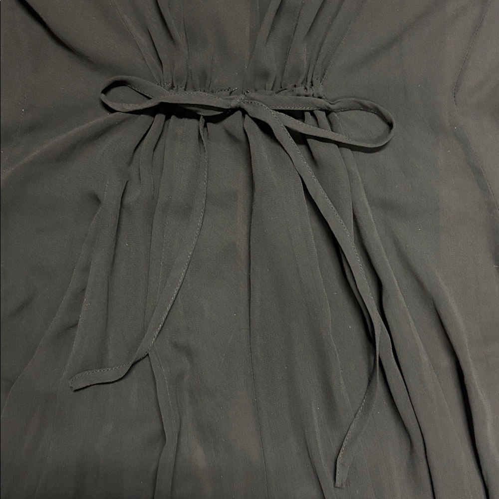 Rare Archival Free People Night Whispers Pleated Maxi Jumpsuit Palazzo Pants - 0 - Picture 10 of 14